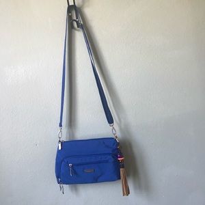 Blue baggallini crossbody bag